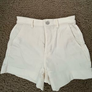 Everlane white shorts